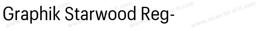 Graphik Starwood Reg字体转换